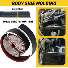 Car Trim Strip Self-Adhesive Automotive Side Body Moulding Decor Trim 2.5x118 in