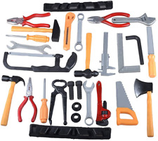 Kids Construction Tools Set Toy Children Pretend Play Repair Work Hand Tools Kit