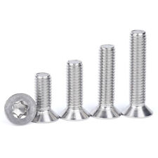 M6 304 A2 Stainless Steel Tamper Torx Flat Head Security Machine Screws Bolt - CN