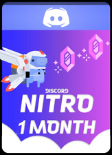 Discord Nitro - 1 Month Subscription Key GLOBAL Fast Delivery⚡