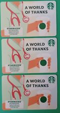 STARBUCKS CARDS 2024 DOCTOR & NURSE GIFT CARDS" 3 CARDS~ GREAT PRICE ~NEW"