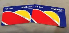 Southwest Airlines E-Gift Cards- $500 + $25 +$25 No Expiration