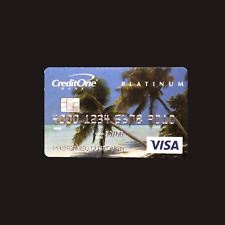 CreditOne Bank paper back NEW COLLECTIBLE GIFT CARD $0