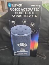 Sylvania Voice Activated Bluetooth Smart Speaker Android Ios Siri Google NEW - Lima - US