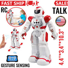 RC Red Robot Toy, Talking Dancing Robots for Kids Remote Control Robotic Toys - US