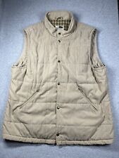 Beretta Sport Quilted Hunting Mens size 44 tan Body Warmer shooting Vest