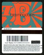 BLOOMINGDALE'S Orange and Teal B" 2007 Gift Card ( $0 ) V1"