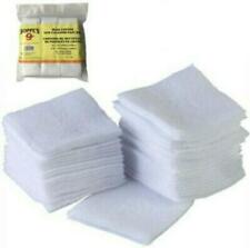 Hoppes Gun Cleaning 500 Patches Bulk 2 inch Square Cotton 9mm .357 .38 .40 .45