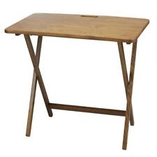 American Trails Folding Table 26 H X 28 " W, Wood Frame Material Warm Brown - US"