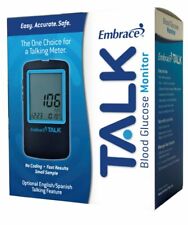 Omnis Health Embrace No-Code Talking Blood Glucose Meter Only For GLucose Care - US