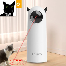 ROJECO Automatic Cat Toys Interactive Smart Teasing Pet LED Laser Indoor Cat Toy - CN