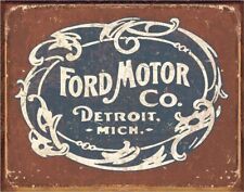 FORD Automotive Metal Tin Sign Picture 16x12 Ad Garage Auto Shop Wall Decor Gift