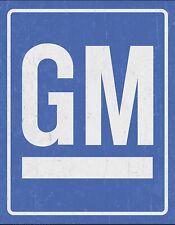 GM Metal Tin Sign Chevy Automotive Gmc Home Garage Bar Shop Wall Decor #2583
