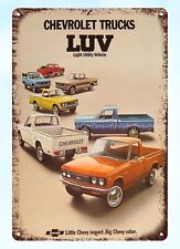 1973 automotive Truck LUV cars metal tin sign home garden wall decor