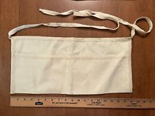 Construction Apron/Nail Pouch - Waist Tie - Canvas - 2 Pockets