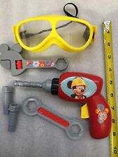 Disney Play Mickey Construction Tool Set Drill Wrench Bolts Used