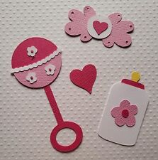 Baby Girl Accessories. Scrapbook, Card making Paper Piecing