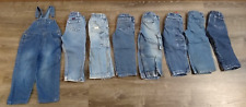 4T boys jeans and pair of bibs. Lot of 8 items.