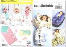 Butterick 4416, Simplicity 8537, Baby Accessories Items, 2 Sewing Patterns