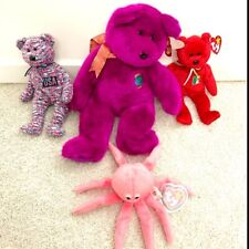 Beanie Babies Buddies USA Millennium Inky Osito Mixed Lot 4 items