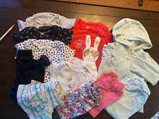 Lot of 11. Girls Clothes Carters Sweatsuit Tops Bottoms 24 mos EUC