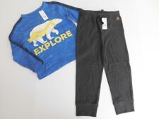 KNIT T-SHIRT & PANTS--GAP--Boy's 2 Pc Polar Bear--SIZE 2Yr/2T & 4Yr/4T--NEW