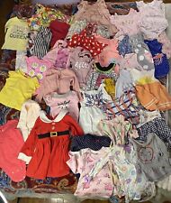 Baby Girls Clothes Lot 6-12 Months Dresses Romper Pajamas Santa Outfit 40+ Items