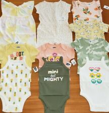 NEW Old Navy Girls 3-6 MONTHS Clothing Lot 10 PIECES Bodysuits Summer #10-898-22