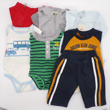 Mixed Lot of 7 Items Baby Boy Size 0-3, 3-6 Months Fall Winter Clothes Coats