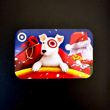 Target Bullseye Dog riding Santa's Sleigh NEW COLLECTIBLE GIFT CARD ($0) #4680