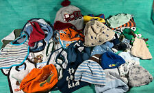 Newborn Baby Infant Beanie Hats/ Bibs And Sock Lot Of 47 Items Total B1