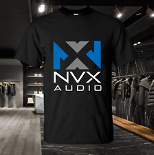 Men Clothing Tshirt Nvx Audio Logo Black Color Unisex Shirt