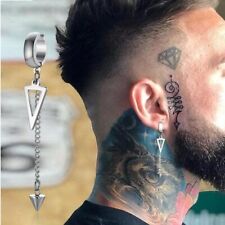 Men's Unisex Irregular Long Chain Dangle Earrings Eardrop Punk Jewelry Gifts