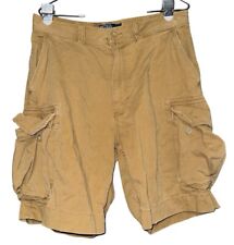 Polo Ralph Lauren Cargo Shorts Mens Size 34 Tan Pockets Casual Outdoors