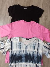 Womens T- Shirt Clothes Bundle Size S FITS 10-12 Uk Mix Brand 3 Tops