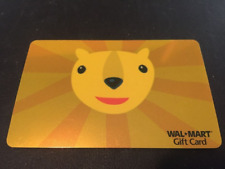 WALMART Lion with Golden Mane ( 2007 ) Foil Gift Card ( $0 )