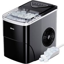 Ice Maker Countertop, 9 Cubes Ready in 6 Mins,Self-Cleaning,Ice Scoop and Basket - US