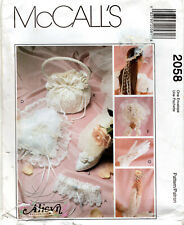 Bridal Accessories" ©McCalls Sewing Craft Pattern # 2058 UNCUT"