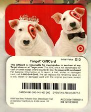 TARGET Mr. & Mrs. Bullseye ( 2005 ) Gift Card ( $0 ) V2 - RARE