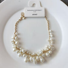 17 New Banana Republic Bib Collar Necklace Gift Fashion Women Party Jewelry"