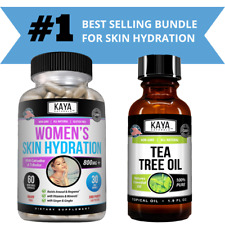 Women's Skin Hydration and Tea Tree Oil Supplement Bundle For Skin Hydration