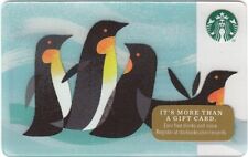 STARBUCKS CARD 2014 PENGUINS NEW"