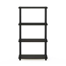 Small Bookcase Bookshelf Slim Vertical Wall Narrow Tall 4 Tier Book Shelf Thin - Warner Robins - US