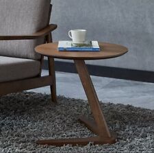 Side Table Wood Furniture Minimal Style Round Coffee Table Living Room - Toronto - Canada