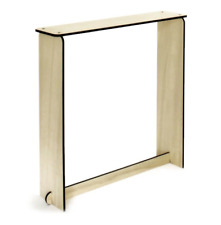 Minimalist Laser Cut Wood Console Table Slim Design No Lower Shelf for Bedroom - Toronto - Canada