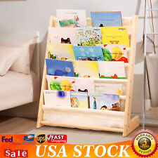 Wooden Bookcase Children Kids Book Shelf Storage Rack Tidy Organizer 6 Tiers HOT - Toronto - Canada