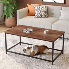 Coffee Table Simple Modern Rectangular L(39.4x19.7x17.7) Dark Walnut Large - Mumbai - India