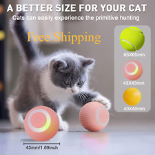 Electric Cat Ball: Self-Rotating, Interactive, Smart Toy for Dogs/Cats. Indoor, - Chandler - US