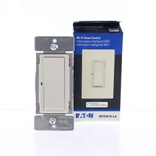 Eaton Lt Almond Smart WiFi Light Switch 3-Way LED/CFL/INC/MLV/ELV WFSW15-LA - Jamestown - US