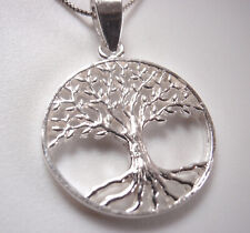 Fruiting Olive Tree 925 Sterling Silver Pendant